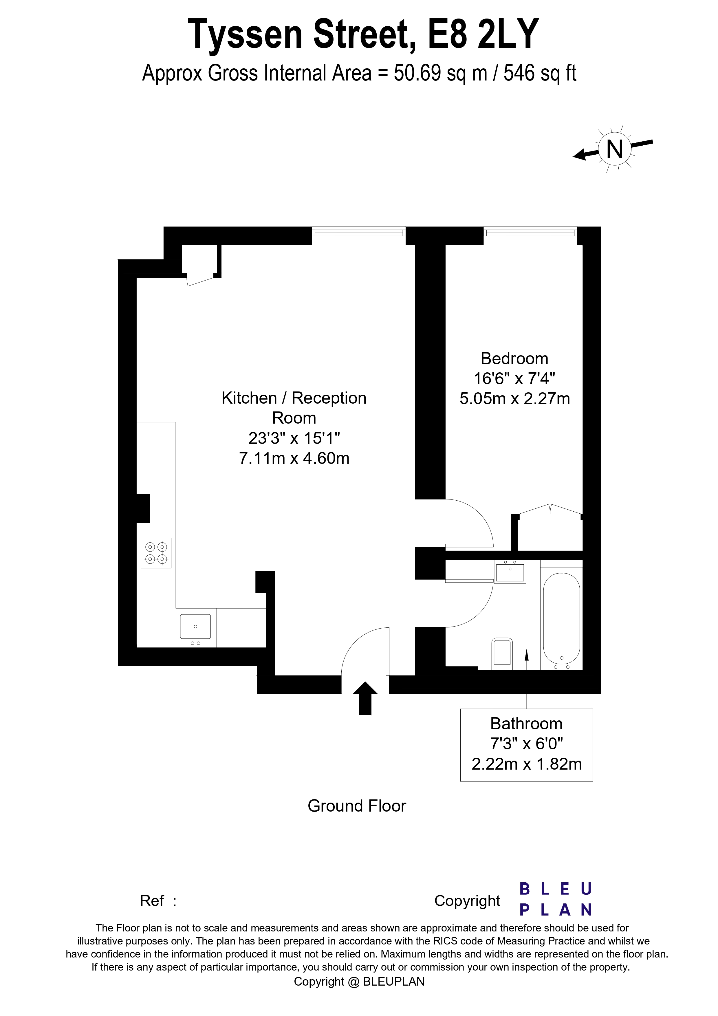 Springfield House lofts - Tyssen Street floorplan